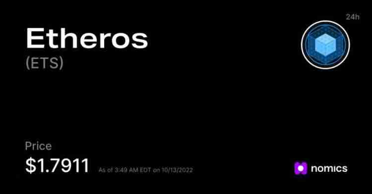 ETS币当前价格和发行价格是多少?ETS币价格介绍